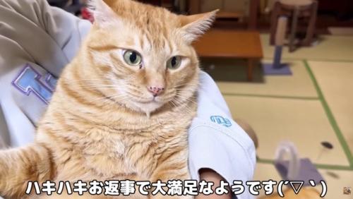 リクくんの抱っこ姿