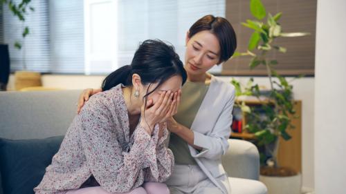 女性を励ます