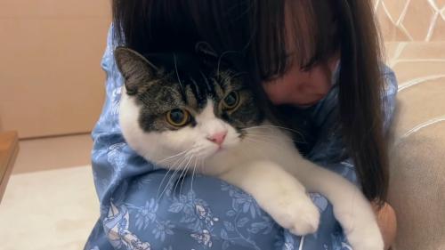 顔のアップ