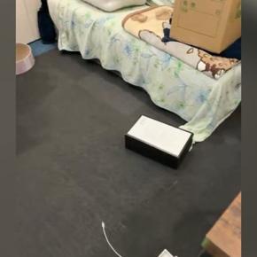 『猫がいない』と思ったら、部屋に置いてある物が突然動き出して…笑ってしまう光景に4万いいね「スニャーク」「なかなかの激怖案件」