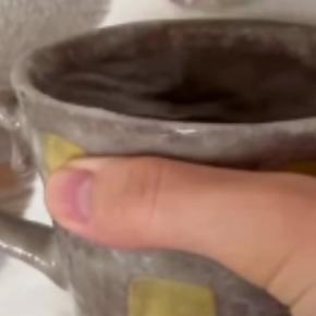 猫に『お水どうぞ』とマグカップを差し出したら…まさかの『可愛すぎる反応』が14万再生「何を思ってるんだろうｗ」「無表情なのがいい」