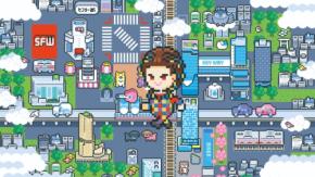 仲里依紗さんが“BIG RIISA”に 渋谷を歩く新CMが公開 ピクセルアートで描く明るい街の姿