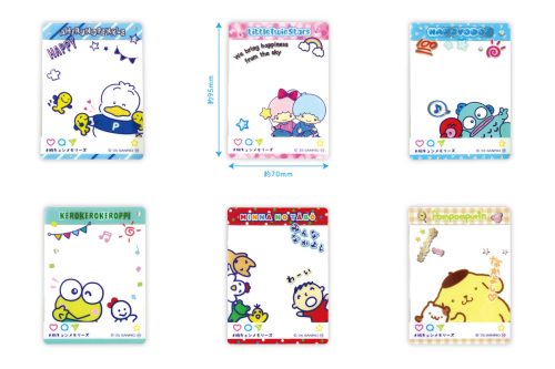 「サンリオキャラクターズPOP UP STORE」SNS風クリアカード