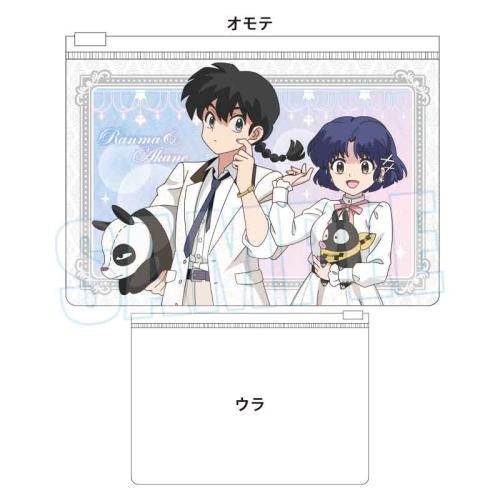 TVアニメ『らんま1/2』ぬいぐるみといっしょTSUTAYA POP UP SHOP フラットポーチ