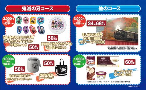 「鬼滅の刃×イオン」お買い上げ抽選キャンペーン