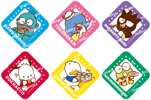 「サンリオ×スシロー」コラボ限定ステッカー