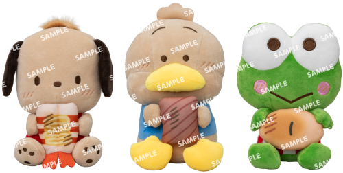 「サンリオ×スシロー」コラボ限定ぬいぐるみ（前半：全3種）