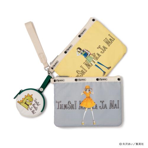 「りぼん×レスポートサック」『天使なんかじゃない』コレクション Wristlet Pouch W/Charm（3点セット）