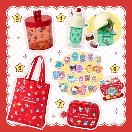 「SWIMMER×サンリオ」グッズ
