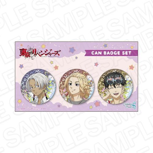 『東リべ』THEキャラCAFE バースデーパーティー ホロカンバッジセット バースデーパーティーver.