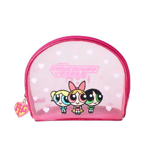 「パワーパフガールズ×PLAZA」シェル型コスメポーチ