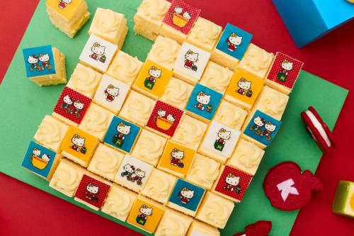 サンリオ「ハローキティのわくわくスイーツパーティー」HELLO MIMMY パッチワークケーキ（ピーチ）