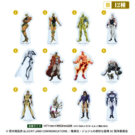 「ジョジョの奇妙な冒険×ファミリーマート」あくすた～ず！第3弾（B）