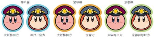 「星のカービィ×阪急電鉄」オリジナルヘッドマーク（イメージ）