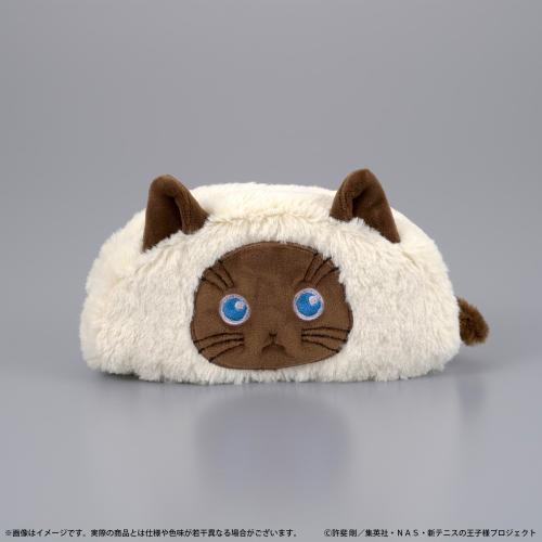 「テニプリ×ねこ肯定感」カルピン もこもこポーチ