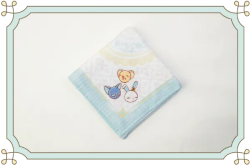 「カードキャプターさくら cafe ~さくらと知世のティーパーティー~」刺繍ミニハンカチ