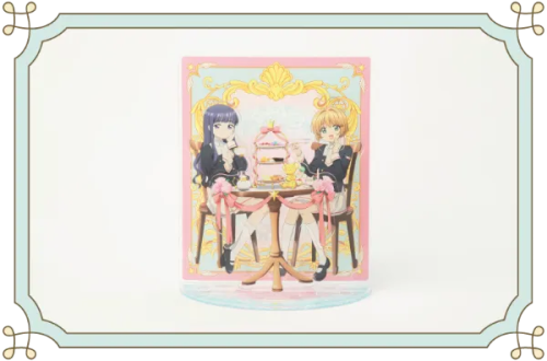 「カードキャプターさくら cafe ~さくらと知世のティーパーティー~」アクリルジオラマスタンド