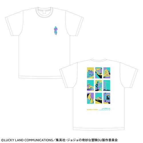 「ジョジョの奇妙な冒険 ダイヤモンドは砕けない×郵便局のネットショップ」「杜王町」ご当地Tシャツ