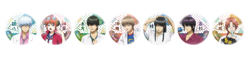 「3年Z組銀八先生 キャラポップストア」56mmホログラム缶バッジ