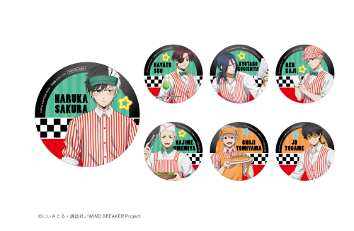 「WIND BREAKER×and GALLERY」ペーパーコースター