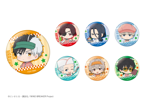 「WIND BREAKER×and GALLERY」トレーディング缶バッジミニキャラver.(