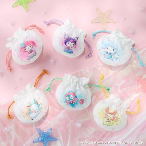 サンリオ「ナムコdeハロウィン2025～マーメイドファンタジー～」ミニ巾着