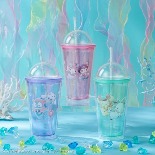 サンリオ「ナムコdeハロウィン2025～マーメイドファンタジー～」ストロー付きタンブラー