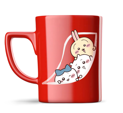 「ちいかわ×ネスカフェ ふわラテ」オリジナル赤マグ