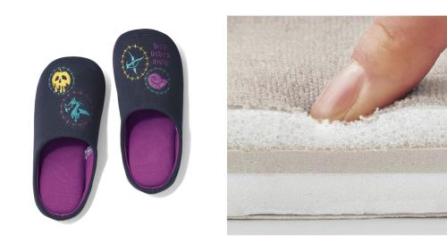 「ディズニーヴィランズ×ベルメゾン」洗えるもっちり低反発ウレタン入り快適スリッパ