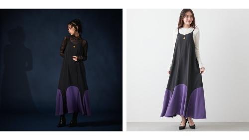 マントドレスワンピース「マレフィセント」L ベルメゾン ディズニー プレゼントキャンペーン実施中】 マントドレスワンピース