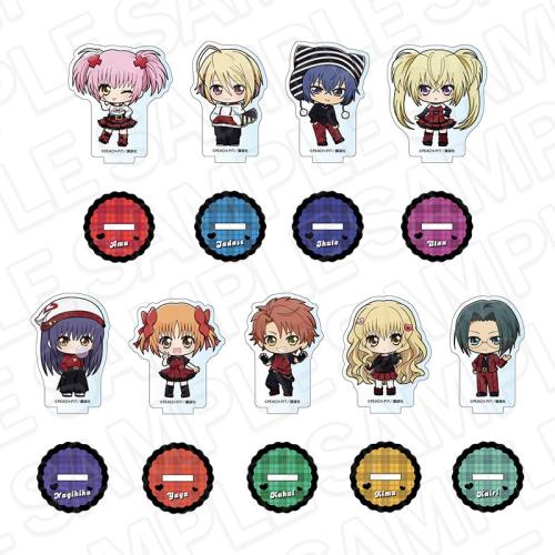 『しゅごキャラ!』POP UP SHOP ミニアクリルスタンド チェックスタイル デフォルメver.