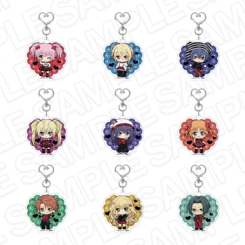 『しゅごキャラ!』POP UP SHOP ホログラムキーホルダー チェックスタイル デフォルメver.