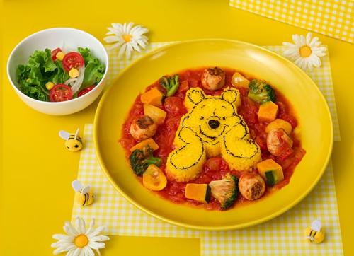 「くまのプーさん」スペシャルカフェ ごきげん♪ミートボールライス