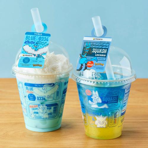 「ポケットモンスター×プロント」チルタリスのココナッツブルーラテ
