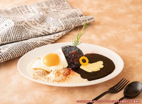 「チェンソーマンカフェ 劇場版『チェンソーマン レゼ篇』」【早川アキ＆天使の悪魔】正反対のモノクロカレー