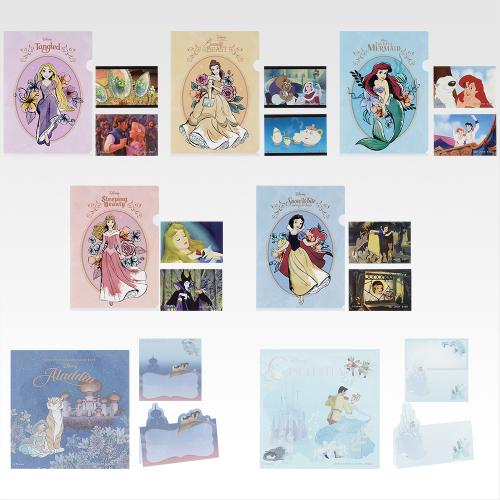 「一番くじ〈ディズニープリンセス〉Dream in color」G賞 ステーショナリーアソート