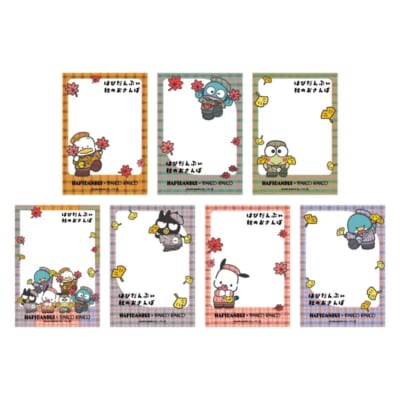 サンリオ「はぴだんぶい 秋のおさんぽ」オリジナルクリアカード