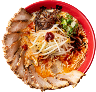 「チェンソーマン レゼ篇×牛骨ラーメンまこと屋」赤チェンソー麺