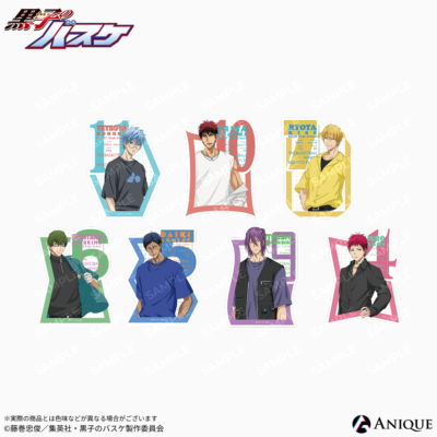 『黒子のバスケ』ストリートスナップ ver.&nbsp;トレーディングダイカットステッカー