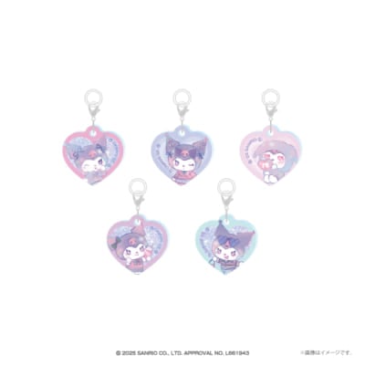 「KUROMI 20th ANNIVERSARY CAFE」ストローチャーム