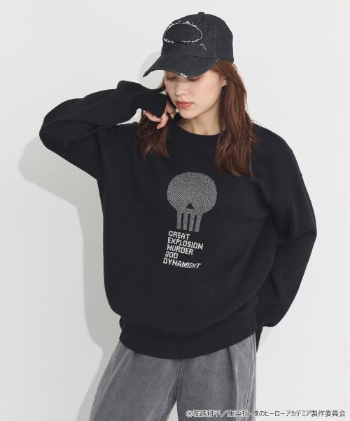 「ヒロアカ×earth music&ecology Japan Label」爆豪勝己 イメージ ニットプルオーバー