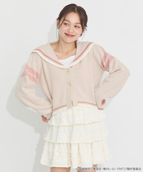 「ヒロアカ×earth music&ecology Japan Label」麗日お茶子 イメージ ニットカーディガン