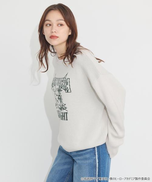 「ヒロアカ×earth music&ecology Japan Label」緑谷出久 イメージ ニットプルオーバー