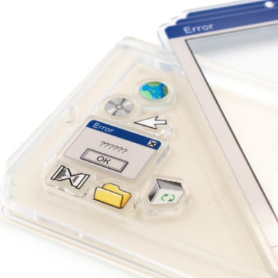 「推し活POP UP~めちゃカワ!ノスタルジア~」アクリルフレーム/PCウィンドウ風