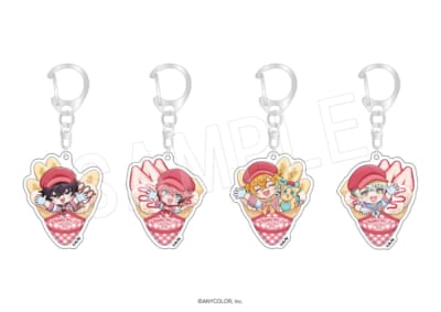 「にじさんじ×マリオンクレープ」クレープ型アクリルキーホルダー