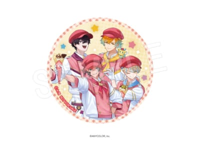 「にじさんじ×マリオンクレープ」ノベルティコースター