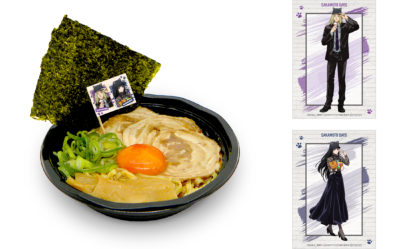 「TVアニメ『SAKAMOTO DAYS』in NAMJATOWN~潜入ミッション遂行せよ!~第2弾」神々廻と大佛のラーメン ナンジャタウンミニver.