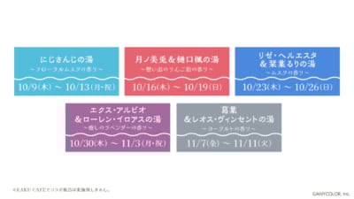 極楽湯・RAKUSPA「ととのうにじさんじ」
