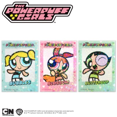 「パワーパフ ガールズ×サンキューマート」ステッカー(クリア)