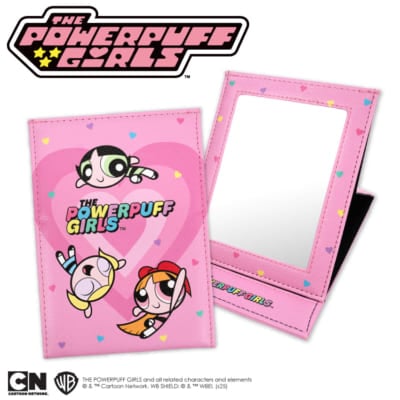 「パワーパフ ガールズ×サンキューマート」折り畳みミラー